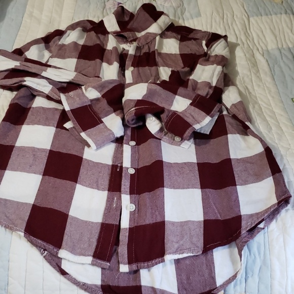 ladies perfect shirt tops red and white size larg - Picture 3 of 8